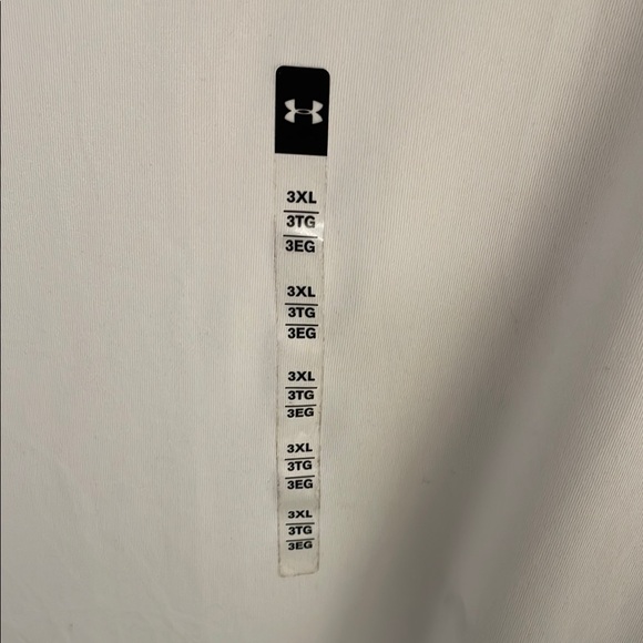 Under Armour Performance Wear White Short Sleeve Tech T nwt 3XL - Picture 3 of 9